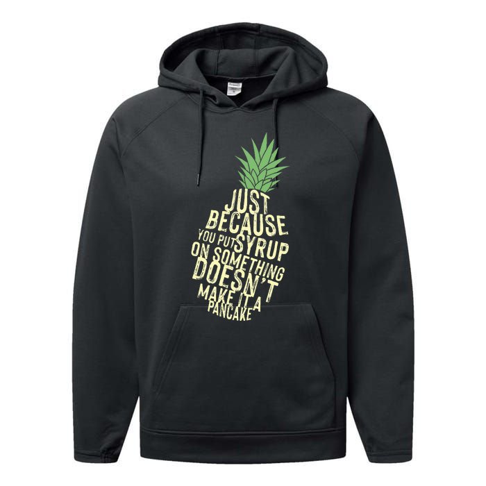 Gus And Spencer Funny Pineapple Psych Performance Fleece Hoodie