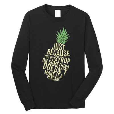 Gus And Spencer Funny Pineapple Psych Long Sleeve Shirt