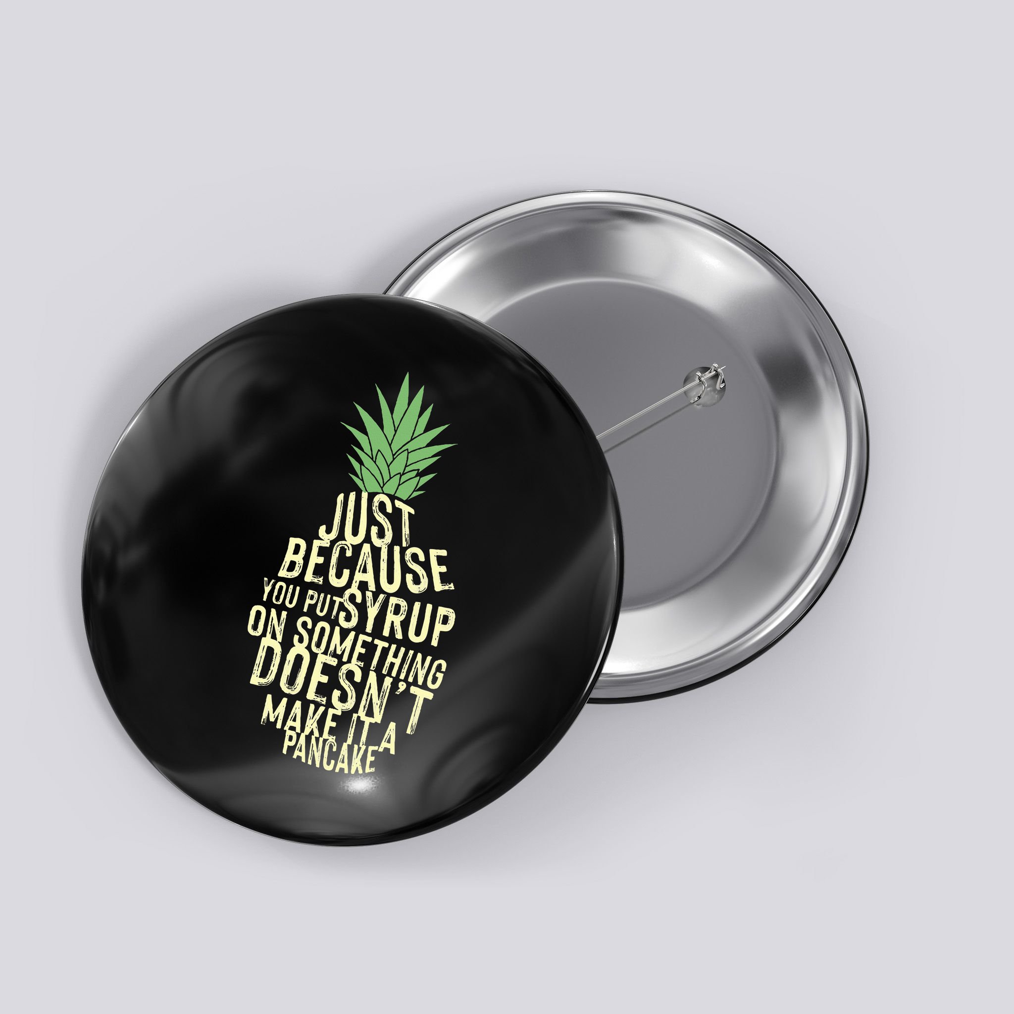Gus And Spencer Funny Pineapple Psych Button