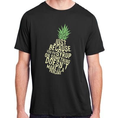 Gus And Spencer Funny Pineapple Psych Adult ChromaSoft Performance T-Shirt