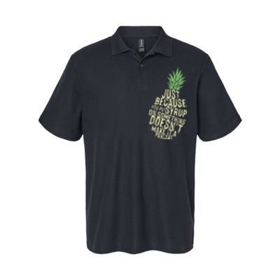 Gus And Spencer Funny Pineapple Psych Softstyle Adult Sport Polo