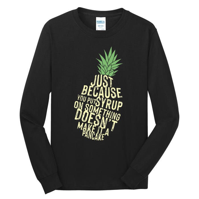 Gus And Spencer Funny Pineapple Psych Tall Long Sleeve T-Shirt