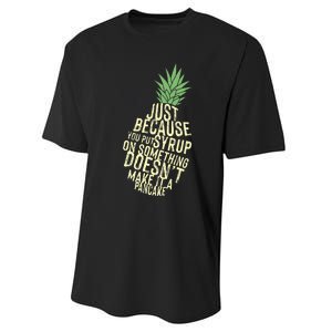 Gus And Spencer Funny Pineapple Psych Performance Sprint T-Shirt