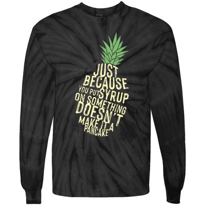 Gus And Spencer Funny Pineapple Psych Tie-Dye Long Sleeve Shirt