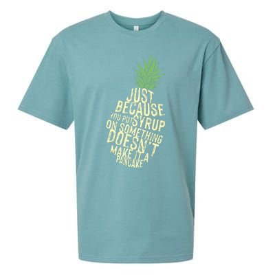 Gus And Spencer Funny Pineapple Psych Sueded Cloud Jersey T-Shirt