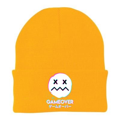 Gameover Acid Smile Techno Music Japan Design Gift Knit Cap Winter Beanie