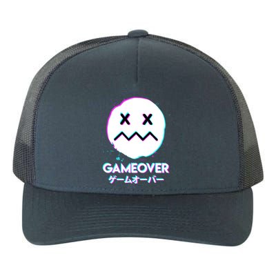 Gameover Acid Smile Techno Music Japan Design Gift Yupoong Adult 5-Panel Trucker Hat