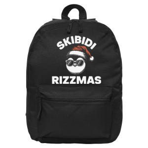 Gen Alpha Slang Christmas Penguin 16 in Basic Backpack