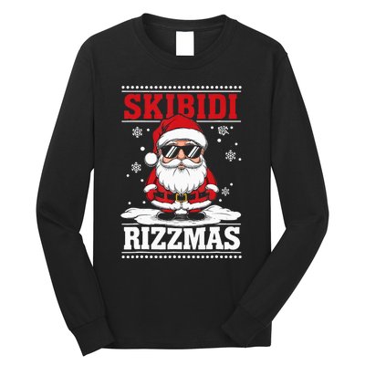 Gen Alpha Slang Christmas Penguin Long Sleeve Shirt