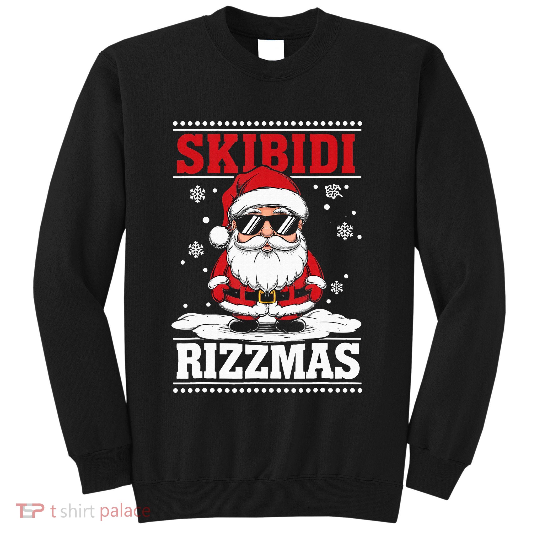 Gen Alpha Slang Christmas Penguin Sweatshirt