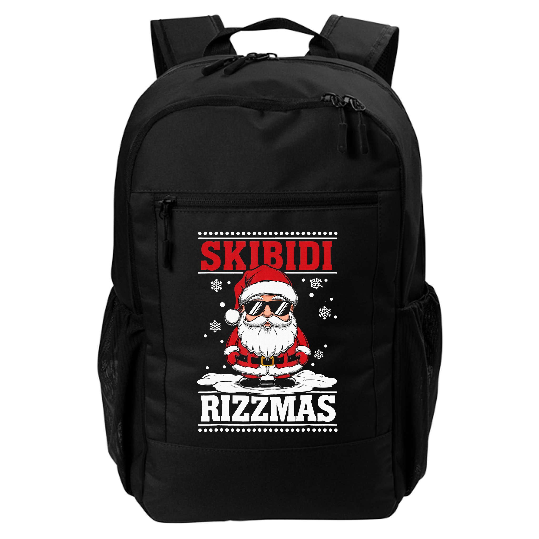 Gen Alpha Slang Christmas Penguin Backpack