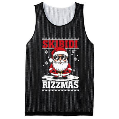 Gen Alpha Slang Christmas Penguin Mesh Reversible Basketball Jersey Tank