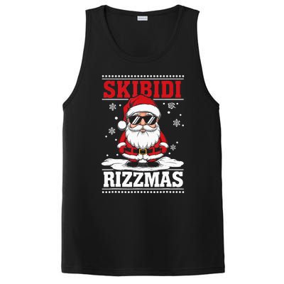 Gen Alpha Slang Christmas Penguin PosiCharge Competitor Tank