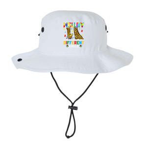 Giraffe Autism Seeing World Different Angle Awareness Gift Legacy Cool Fit Booney Bucket Hat