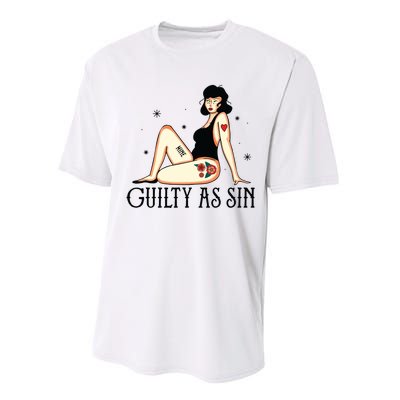 Guilty As Sin Performance Sprint T-Shirt