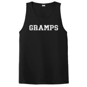 Gramps Athletic Sport Varsity College Style Fathers Day PosiCharge Competitor Tank