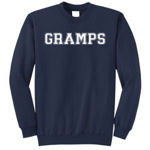 Gramps Athletic Sport Varsity College Style Fathers Day Sweatshirt