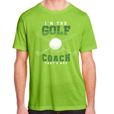 Golfing Athlete Sports Trainer Golfer Golf Club Golf Coach Gift Adult ChromaSoft Performance T-Shirt