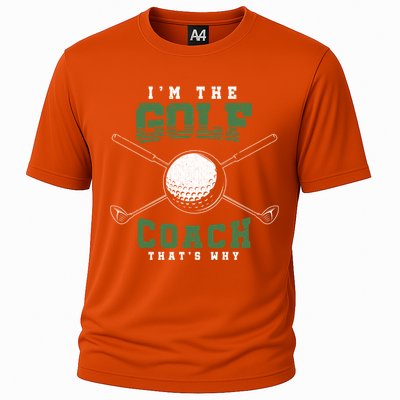 Golfing Athlete Sports Trainer Golfer Golf Club Golf Coach Gift Cooling Performance Crew T-Shirt