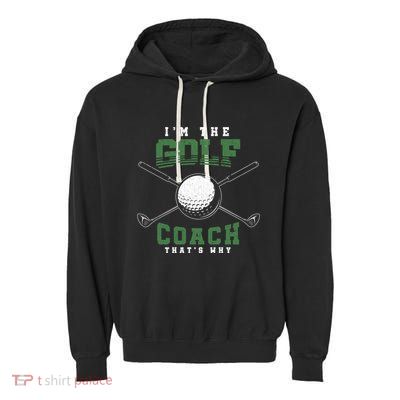 Golfing Athlete Sports Trainer Golfer Golf Club Golf Coach Gift Garment-Dyed Fleece Hoodie