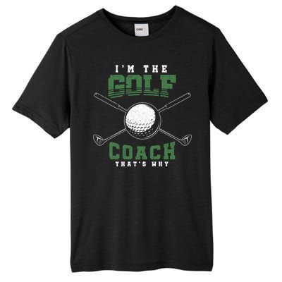 Golfing Athlete Sports Trainer Golfer Golf Club Golf Coach Gift Tall Fusion ChromaSoft Performance T-Shirt