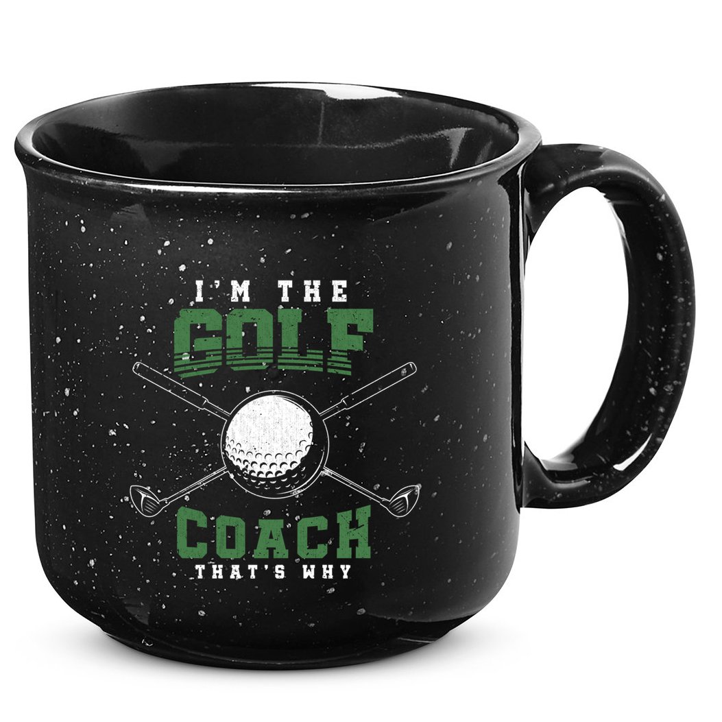 Golfing Athlete Sports Trainer Golfer Golf Club Golf Coach Gift 15oz Campfire Ceramic Mug