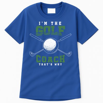 Golfing Athlete Sports Trainer Golfer Golf Club Golf Coach Gift Tall T-Shirt