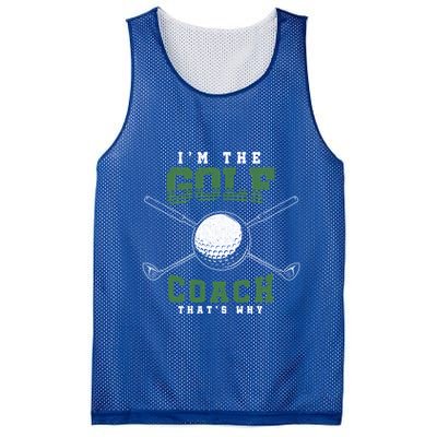 Golfing Athlete Sports Trainer Golfer Golf Club Golf Coach Gift Mesh Reversible Basketball Jersey Tank
