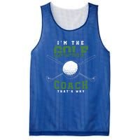 Golfing Athlete Sports Trainer Golfer Golf Club Golf Coach Gift Mesh Reversible Basketball Jersey Tank