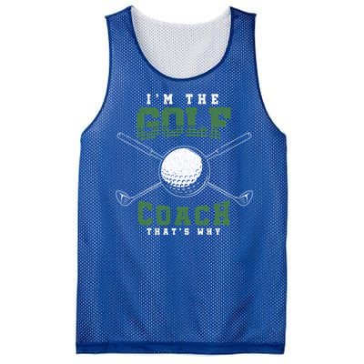 Golfing Athlete Sports Trainer Golfer Golf Club Golf Coach Gift Mesh Reversible Basketball Jersey Tank