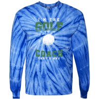 Golfing Athlete Sports Trainer Golfer Golf Club Golf Coach Gift Tie-Dye Long Sleeve Shirt