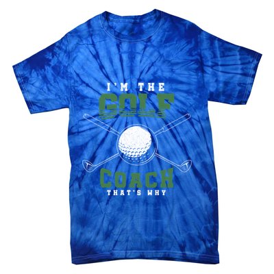 Golfing Athlete Sports Trainer Golfer Golf Club Golf Coach Gift Tie-Dye T-Shirt
