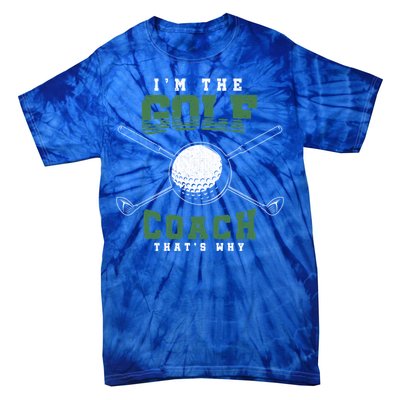 Golfing Athlete Sports Trainer Golfer Golf Club Golf Coach Gift Tie-Dye T-Shirt