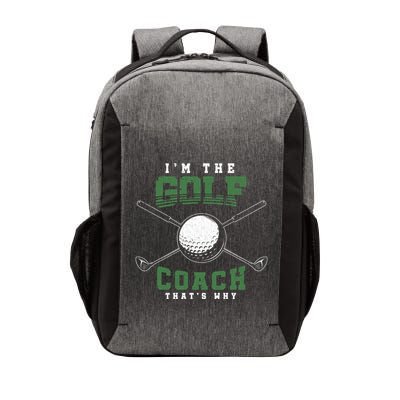 Golfing Athlete Sports Trainer Golfer Golf Club Golf Coach Gift Vector Backpack