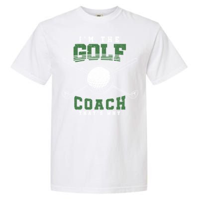 Golfing Athlete Sports Trainer Golfer Golf Club Golf Coach Gift Garment-Dyed Heavyweight T-Shirt