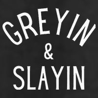 Greyin And Slayin Graying And Slaying Workout Gym Golf Towel