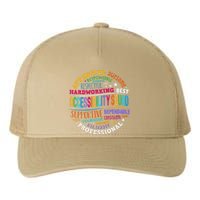 Groovy Accessibility Squad Education Teacher Specialist Ed Yupoong Adult 5-Panel Trucker Hat