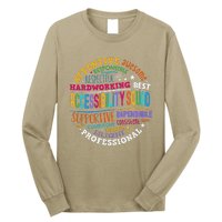 Groovy Accessibility Squad Education Teacher Specialist Ed Long Sleeve Shirt