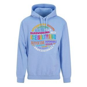 Groovy Accessibility Squad Education Teacher Specialist Ed Unisex Surf Hoodie