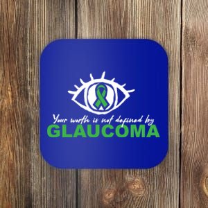 Glaucoma Awareness Survivor Patient Care Warrior Gift Coaster