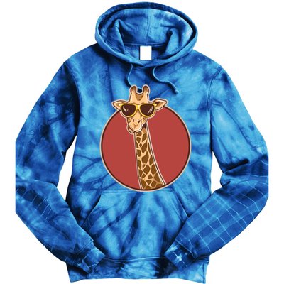 Giraffe African Safari Giraffe Gift Funny Gift Tie Dye Hoodie