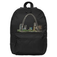 Gateway Arch St Louis 16 in Basic Backpack