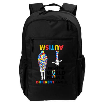 Giraffe Autism Seeing The World From A Different Angle Gift Backpack