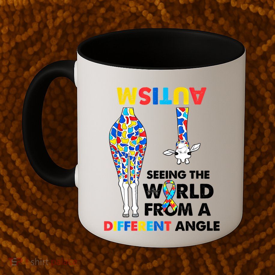 Giraffe Autism Seeing The World From A Different Angle Gift Mug