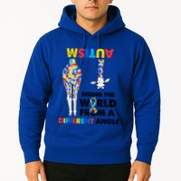 Giraffe Autism Seeing The World From A Different Angle Gift Hoodie