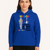 Giraffe Autism Seeing The World From A Different Angle Gift Hoodie