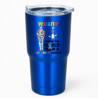 Giraffe Autism Seeing The World From A Different Angle Gift Tumbler