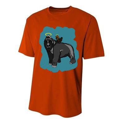 Gorilla And Squirrel Performance Sprint T-Shirt