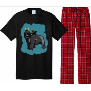 Gorilla And Squirrel Pajama Set