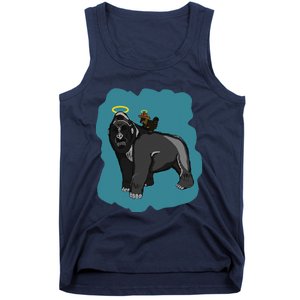 Gorilla And Squirrel Tank Top